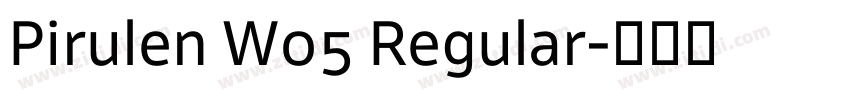 Pirulen W05 Regular字体转换 Pirulen W05 Regular字体转换